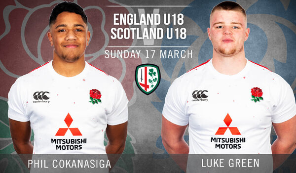 London Irish Academy pair named in England U18 side